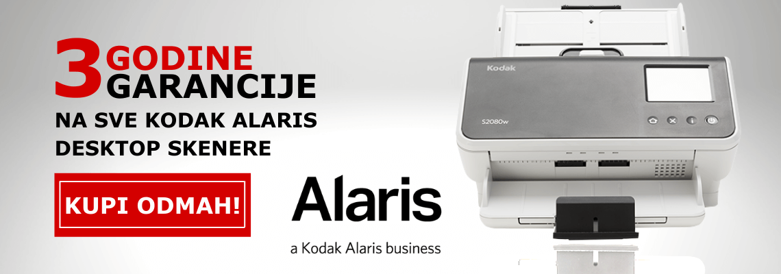 Kodak Alaris 3 Godine garancije baner početna